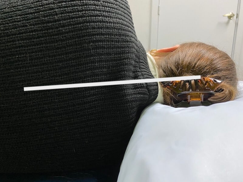 ideal head and neck position on pillow - adelaide west physio + pilates - headache clinic