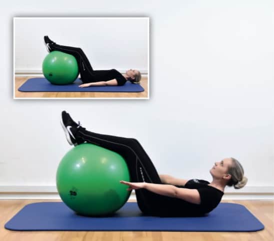 GLAD program exercise trunk curl at Adelaide West Physio + Pilates