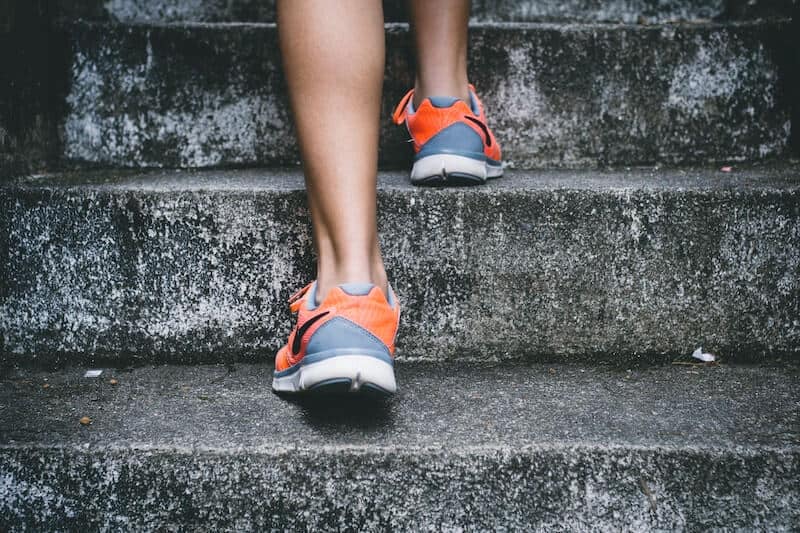Exercise like stair walking is great for cardiovascular fitness as well as bone density