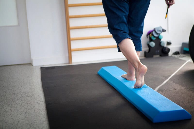 balance retraining with physio for dizziness