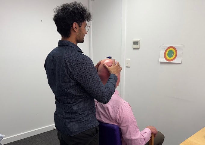 vestibular physio helping neck training for cervicogenic dizziness