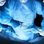 Surgery being performed on someone who has made a decision to have surgery