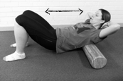 foam roller thoracic mobilisation